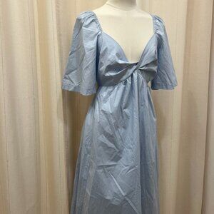 Wish List - Midi Dress with Front Twist